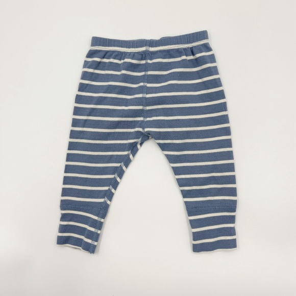 Hanna Andersson & Carter's pants Set of 2 Blue & white footed 6-12 months - Picture 6 of 8